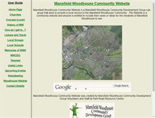 Tablet Screenshot of mansfieldwoodhouse.info